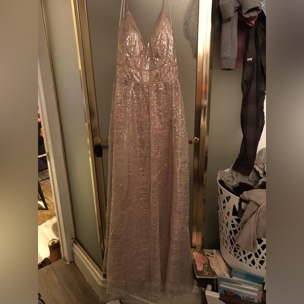 Floor length ball gown